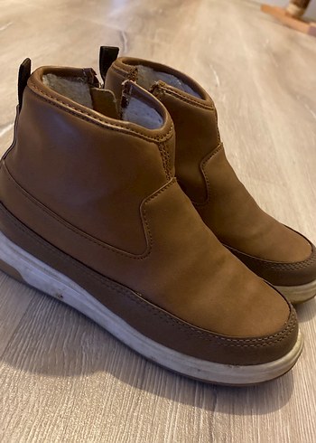 LC Waikiki Kahverengi Deri Erkek Çocuk Botu