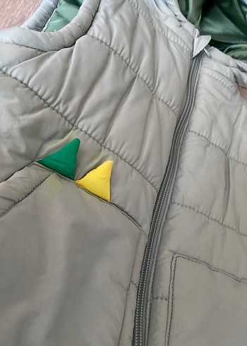 Kapüşonlu Fermuarlı Erkek Çocuk Yeleği - Görsel 2