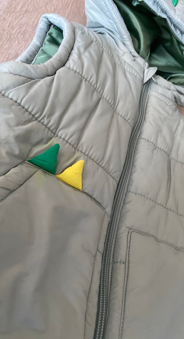 Kapüşonlu Fermuarlı Erkek Çocuk Yeleği - Görsel 2