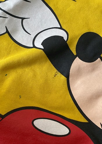 Renkli Mickey Mouse Baskılı Erkek Sweatshirt - Görsel 2