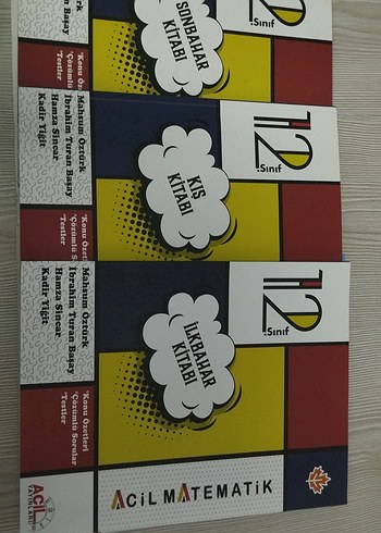 Acil Matematik 12 Fasikül Seti