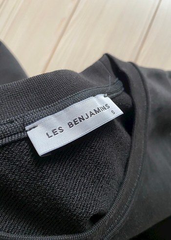 Les Benjamins Siyah Baskılı Kadın Sweatshirt