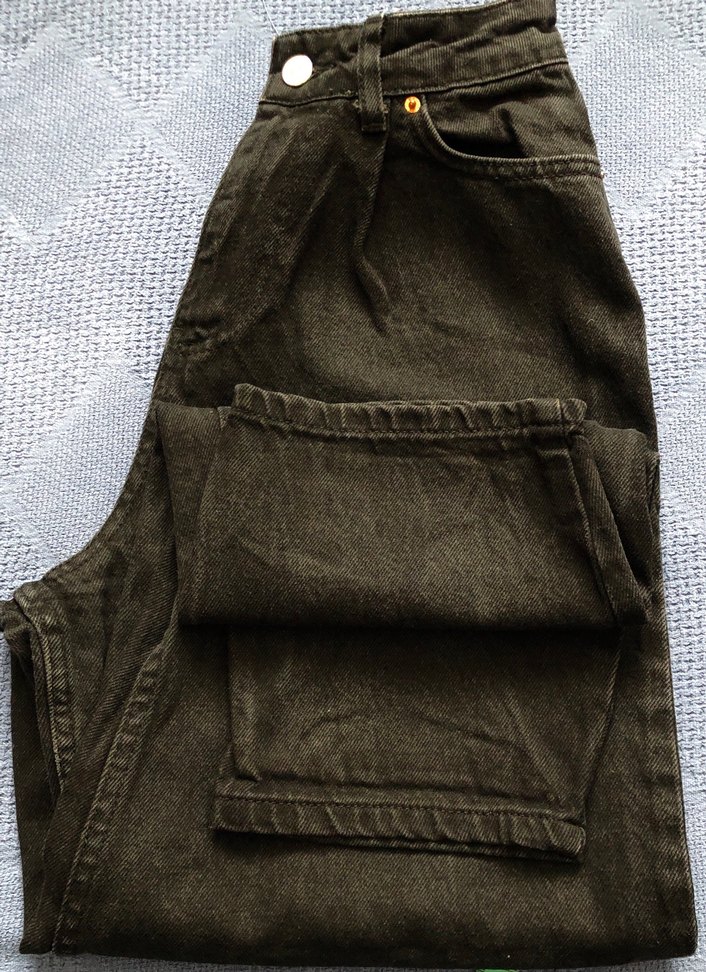 Siyah kadın kot pantolon - Görsel 3