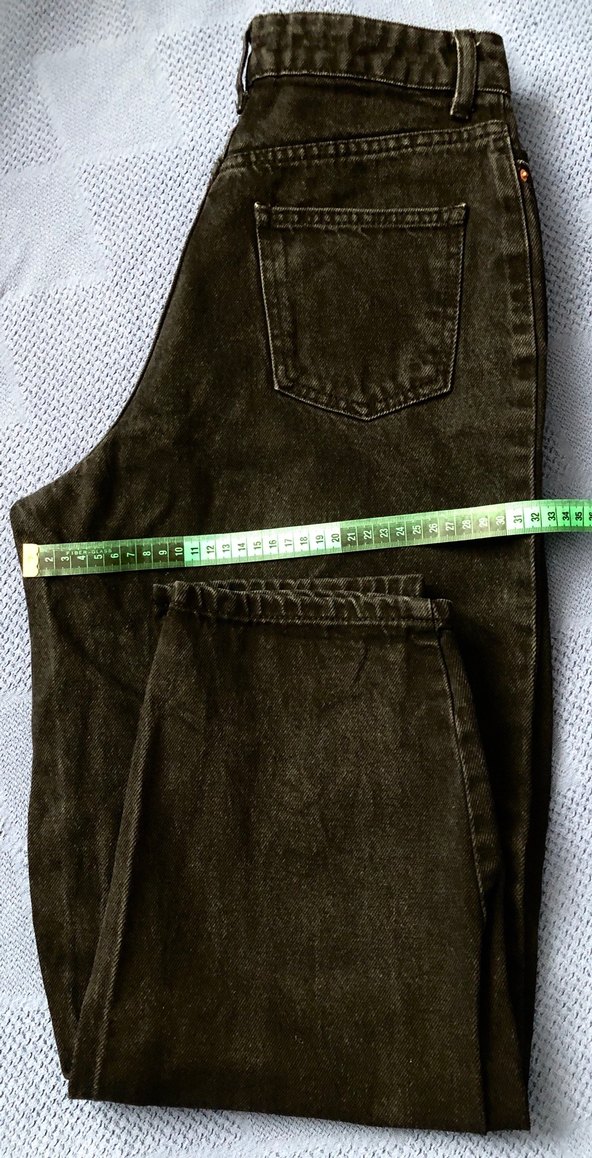 Siyah kadın kot pantolon - Görsel 4