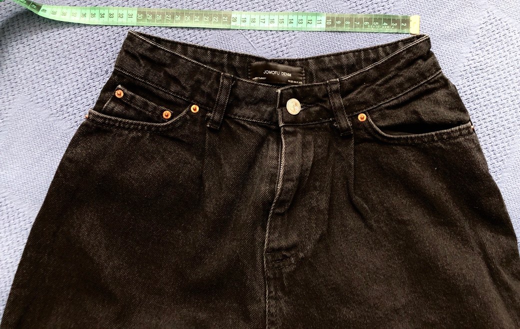 Siyah kadın kot pantolon - Görsel 5