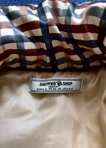 Düğmeli, Kareli Kahverengi Midi Ceket - Görsel 3