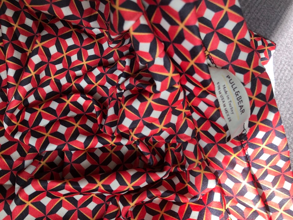 Pull&BEAR Renkli Desenli Uzun Etek - Görsel 2