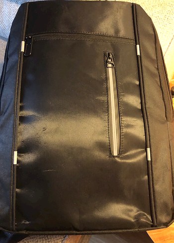 Erkek Siyah Fermuarlı Sırt Çantası - Görsel 2