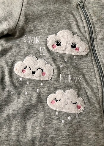 Civil Kız Çocuk Gri Uyku tulumu - Görsel 4