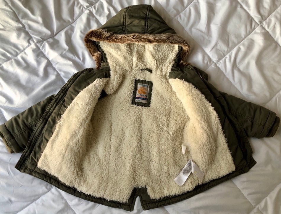 Kürk Detaylı Kamuflaj Desenli Erkek Çocuk Mont - Görsel 2