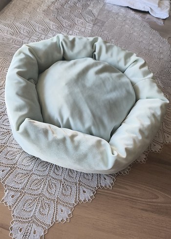 Pastel Turkuaz kedi Yatağı - Görsel 2