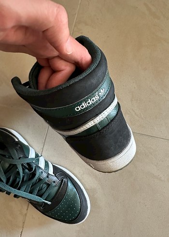 44 Beden yeşil Renk Koyu Yeşil Bağcıklı Erkek Spor Ayakkabı