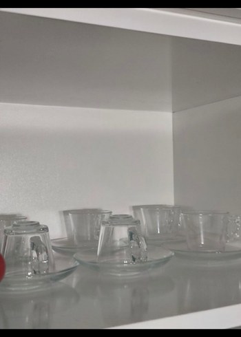 Paşabahçe 6'lı Şeffaf Cam Çay Fincanı Seti