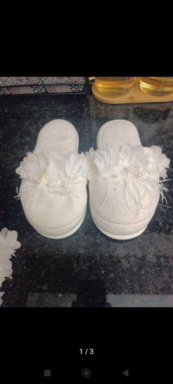 Beyaz Boncuklu Bohem Saç Aksesuarı - Görsel 3