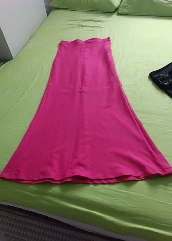 Pembe Drapeli uzun etek - Görsel 3