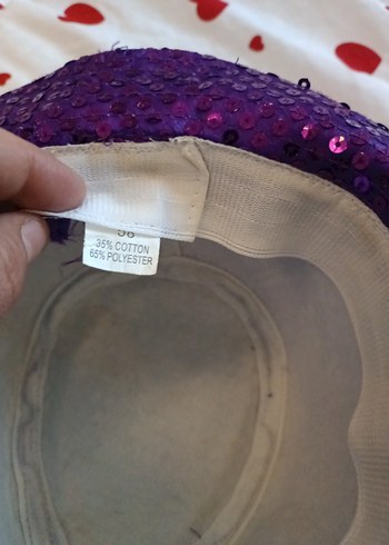 Mor Simli Kadın Şapka - Görsel 4