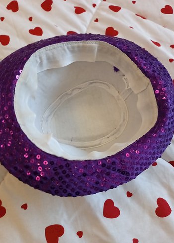 Mor Simli Kadın Şapka - Görsel 3