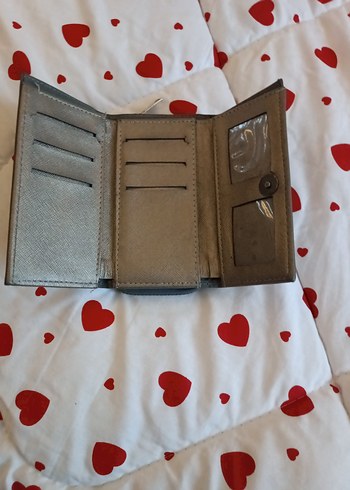 Gri Fermuarlı Kadın Cüzdanı - Görsel 7