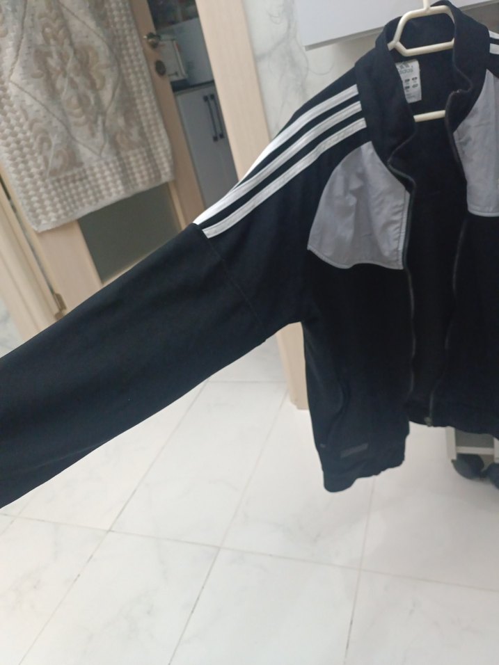 Gri Fermuarlı Spor Ceket - Görsel 4