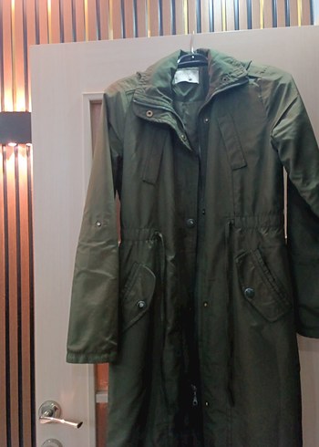 Kemerli Uzun Kadın Yağmurluk - Görsel 6