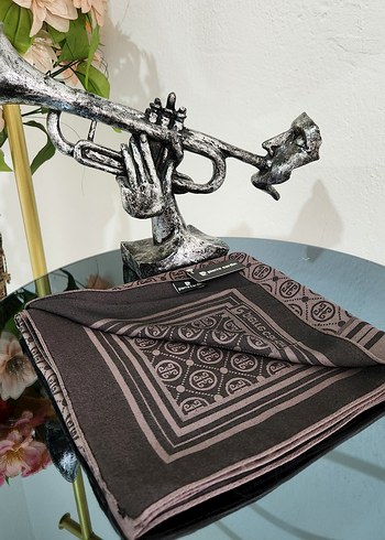 Cift taraflı kaşmir ipek esarp - Görsel 11