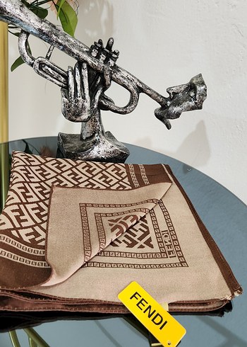 Cift taraflı kaşmir ipek esarp - Görsel 8