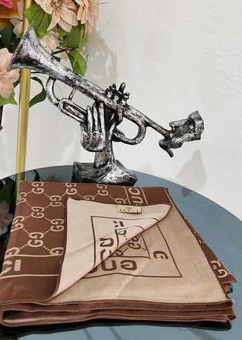 Cift taraflı kaşmir ipek esarp - Görsel 7