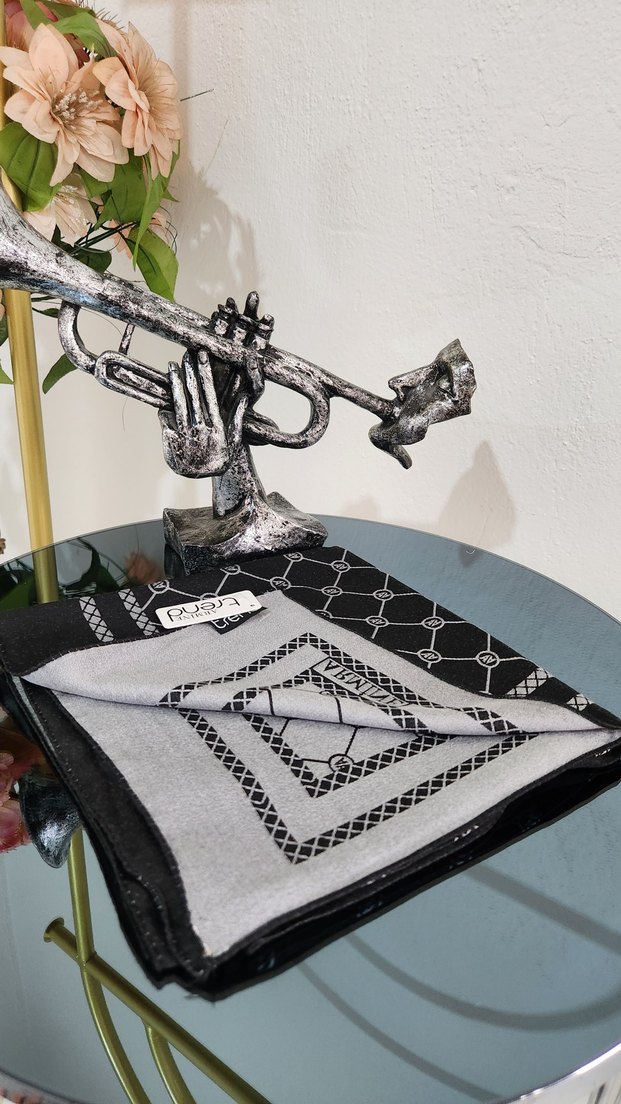 Cift taraflı kaşmir ipek esarp - Görsel 3