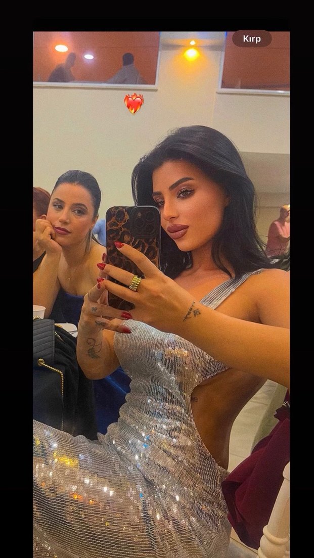 Gri Payetli Strappy Midi Sırt Dekolte Abiye Elbise - Görsel 3