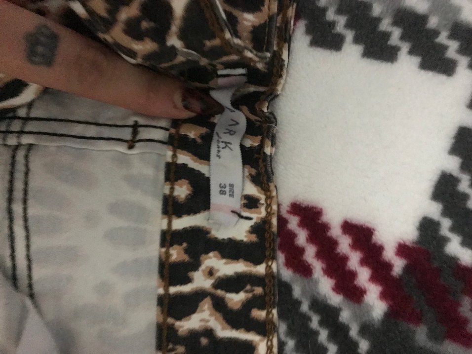 Kahverengi Leopar Desenli Kadın Mini etek - Görsel 2