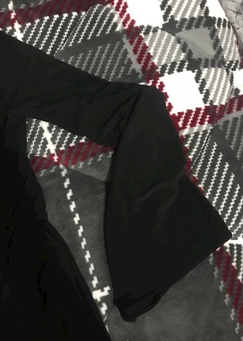 Uzun Kollu Siyah V Yakalı şortlu Gotik Elbise - Görsel 3