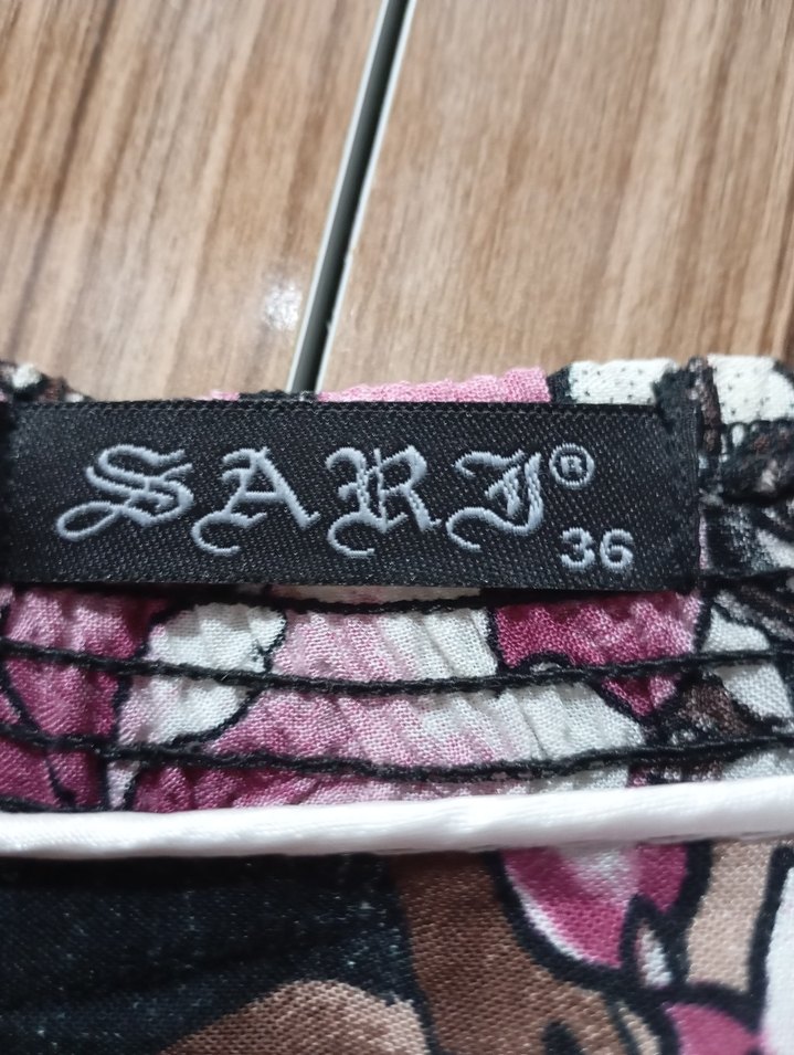 Çiçek Desenli Uzun Bohem Elbise - Görsel 2