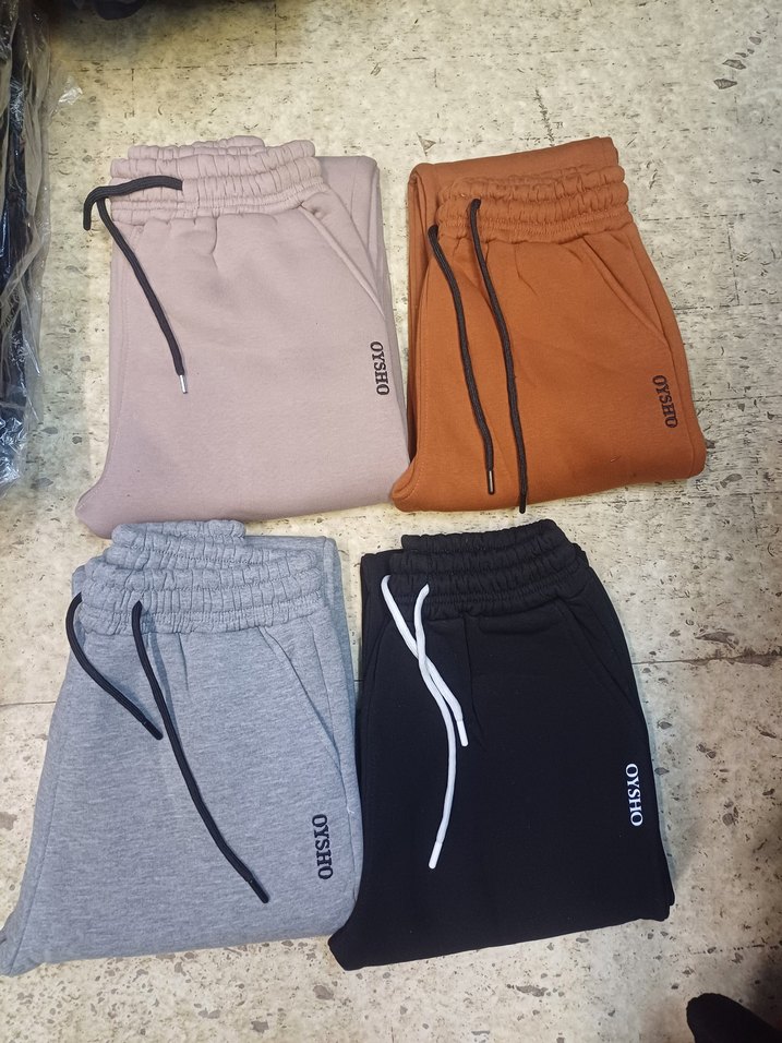 Erkek Bej Atletik Fermuarlı Sweatpant - Görsel 2