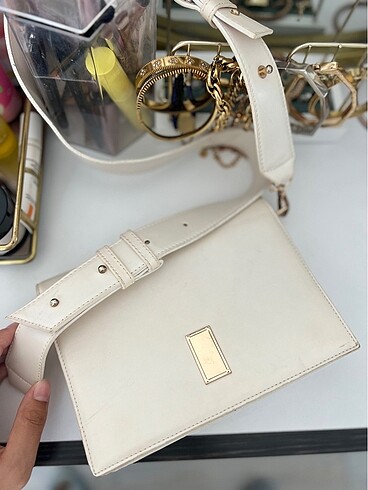 Mango KREM KHAKİ MARKA ÇANTA
