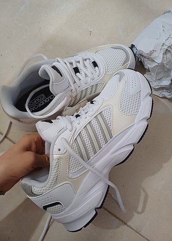 38 Beden beyaz Renk Adidas Crazychaos 2000 Beyaz Spor Ayakkabı