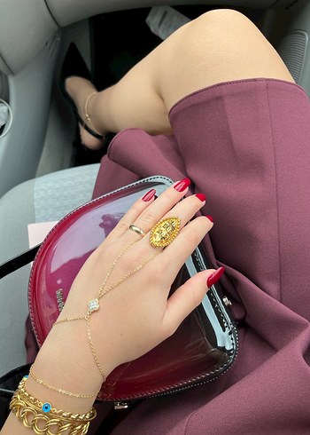 Bordo Mini Elbise - Görsel 8