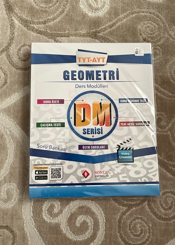 Sonuç yayınları TYT-AYT Geometri Ders Modülleri Soru Bankası