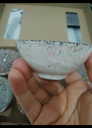 Çok Renkli Batik Desenli 6'lı Kase Seti