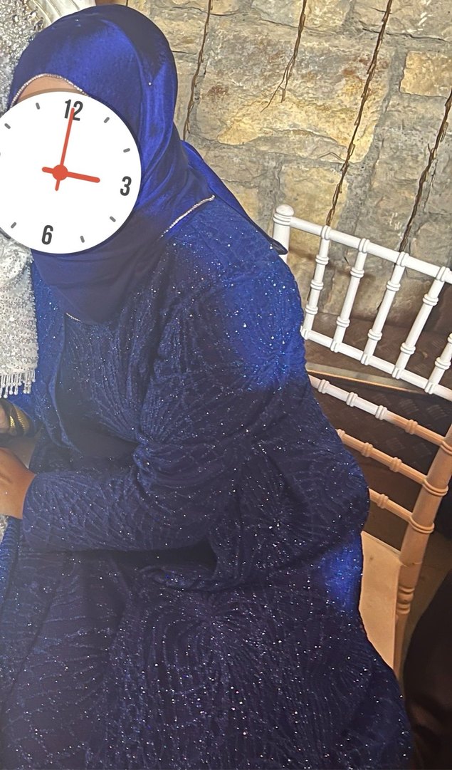 Uzun Kollu Drapeli Kadın Abiye Elbise - Görsel 2