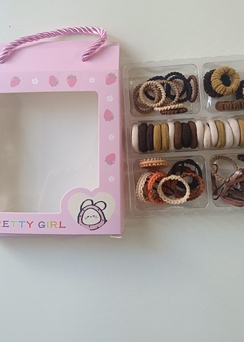 Renkli Bağlamalı Elastik Çocuk Saç Tokaları - Görsel 3