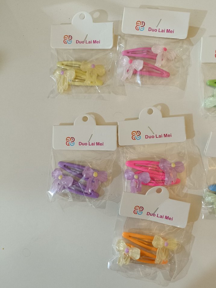 Renkli Lastikli Çocuk Toka Seti - Görsel 2