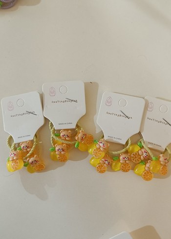 Renkli Boncuklu Bohem Çocuk Saç Tokaları - Görsel 5