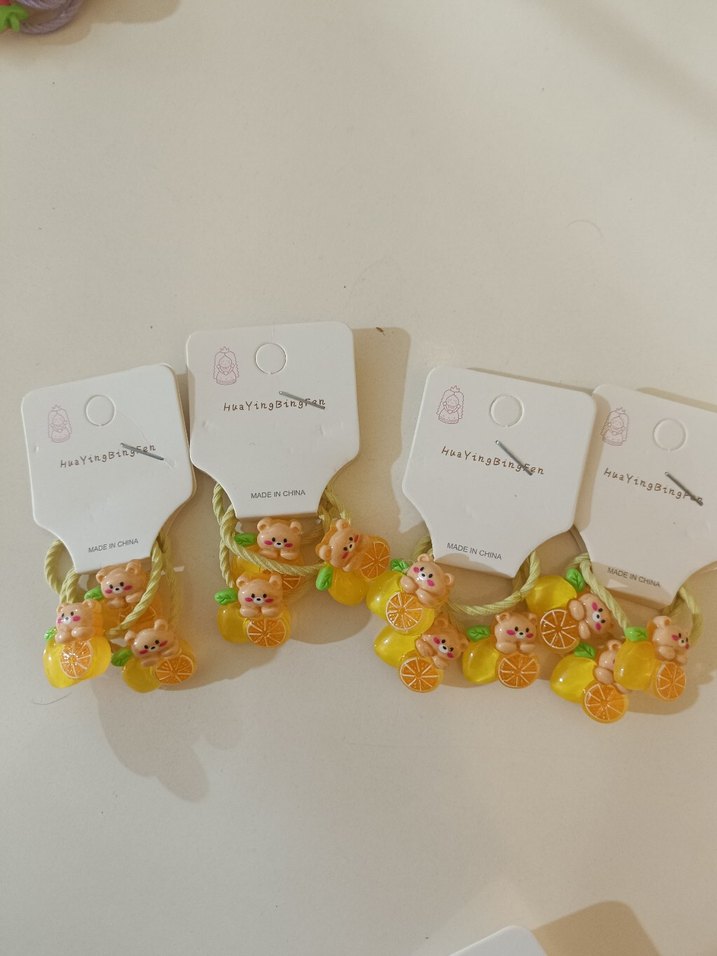 Renkli Boncuklu Bohem Çocuk Saç Tokaları - Görsel 5