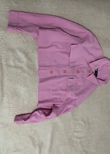 Zara Düğmeli Pembe Kadın Ceket