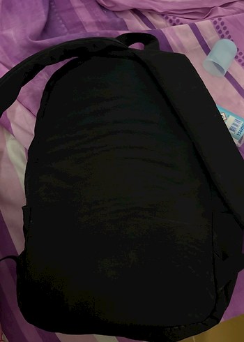 Fermuarlı Siyah Kadın Sırt Çantası - Görsel 2