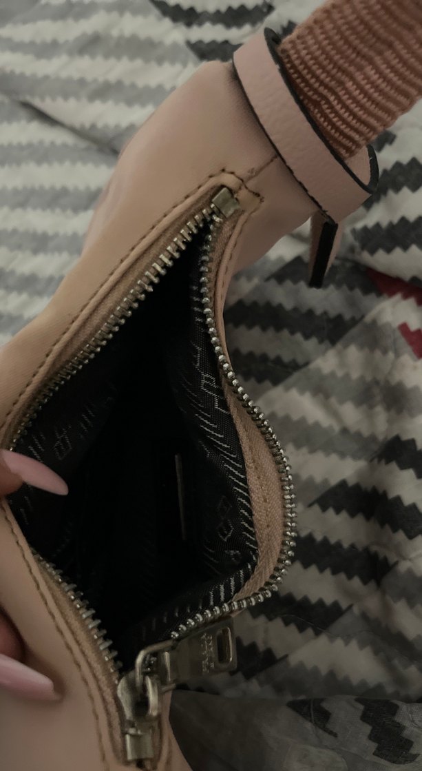 Pembe Kadın Fermuarlı Street Style Çanta - Görsel 3