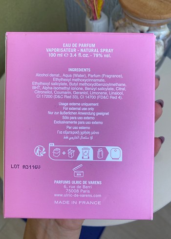  Beden Renk Ulric de Varens Rêve Kadın Parfümü 100 ml