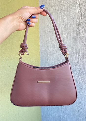 Kahverengi Minimalist Deri Kadın Çanta