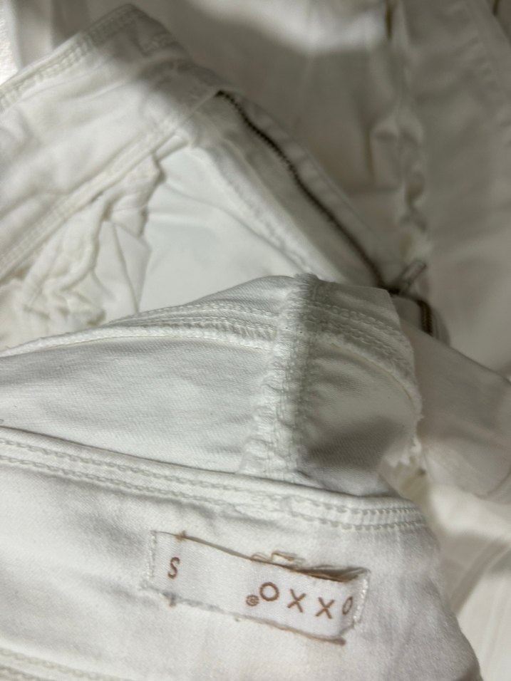 Erkek Beyaz Keten Fermuarlı Pantolon - Görsel 3