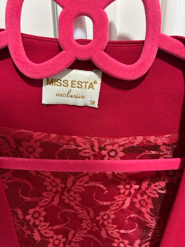 Parlak Kırmızı Düğmeli Kadın Blazer Ceket - Görsel 2